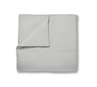 Plain Dyed Cotton Percale Dark Grey 200TC Flat Sheet 180 x 280 cm
