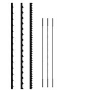 Plain End Scroll Saw Blade Set | Assortment Sturdy Wood Cutting for Plastic High Carbon Steel Blades(42Pcs)