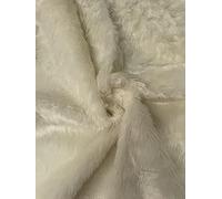 Plain Fun - Tela de piel sintética color crudo (blanco roto) (precortada, 1 m, 150 cm x 100 cm)