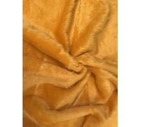 Plain Fun - Tela de piel sintética color dorado brillante (precortada, 1 m, 150 cm x 100 cm)