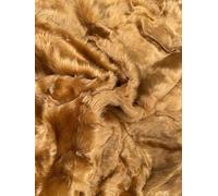 Plain Fun - Tela de piel sintética, color marrón miel (precortada, 1 m, 150 cm x 100 cm)