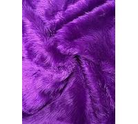 Plain Fun - Tela de piel sintética color morado (precortada, 1 m, 150 cm x 100 cm)