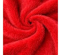 Plain Fun - Tela de piel sintética, color rojo brillante, 1 m, 150 x 100 cm