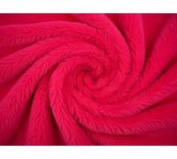 Plain Fun - Tela de piel sintética, color rosa cereza brillante (precortada, 1 m, 150 cm x 100 cm)