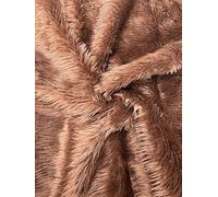 Plain Fun - Tela de piel sintética de malta marrón oscuro (precortada, 1 m, 150 cm x 100 cm)