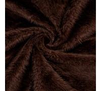 Plain Fun - Tela de piel sintética marrón oscuro (precortada, 1 m, 150 cm x 100 cm)