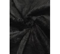 Plain Fun - Tela de piel sintética negra (precortada, 1 m, 150 cm x 100 cm)