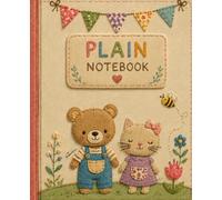Plain Notebook: Dream, Create and Be Kind - A Cozy Linen-Inspired Journal