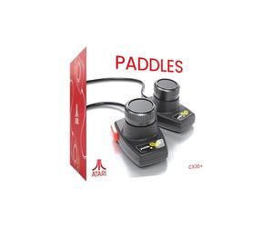 Plaion Juego de Accesorios CX30+ Twin Paddle Controller Compatible con los Sistemas de Videojuegos Atari 2600+, 2600 y 7800