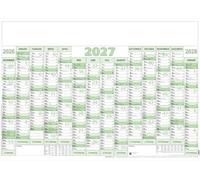 Plakatkalender 14 Mon Blauer Engel 1 Stk. gerollt 2027: Wandkalender 88x63 cm mit 14 Monaten pro Seite inkl. Dez. 2026 & Jan. 2028, Blauer Engel zertifiziert & Tages- und Wochenzählung