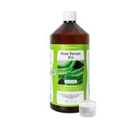 PLAMECA - Aloe Verum Bio 100%, Aloe Vera Bebida, Jugo, Zumo, Sin Pasteurizar, Sin Edulcorantes, en Frío, Ayuda a la Salud Gastrointestinal, al Sistema Inmunitario y ante la Fatiga, Sabor Puro - 1 L