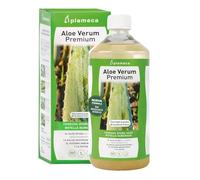 PLAMECA Aloe Verum Premium, Salud Gastrointestinal, Sistema Inmunitario y Situaciones de Fatiga, Jugo puro Aloe Vera con Pulpa y Sin Aloína, 1L