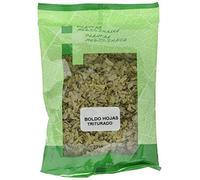 PLAMECA - Bolsa de Hojas de Boldo Trituradas, Hierba Natural, para Infusión, Numerosos Beneficios, Ayuda a Reducir el Colesterol, Depurativo, Elimina Grasas, Diurético - 75 gr