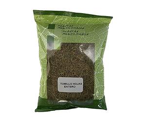 PLAMECA - Bolsa de Tomillo Hojas Enteras, Hierba Natural, para Infusión, Numerosos Beneficios, para la Tos, Antiinflamatorio, Antioxidante, Refuerza Defensas, Relajante - 100 gr