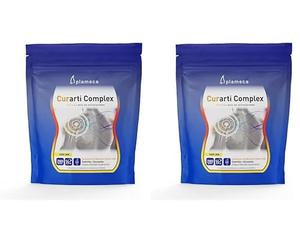 PLAMECA - Curarti Complex, con Cúrcuma, Vitamina C, Magnesio y Proteínas, para Piel, Huesos, Músculos, Articulaciones y Cartílagos, Sabor a Limón - 280 g (Paquete de 2)