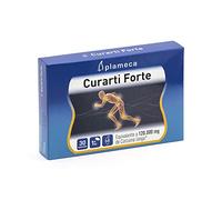 PLAMECA - Curarti Forte, con Cúrcuma y Vitamina C, Formación Normal del Colágeno, para Articulaciones, Cartílagos y Huesos, Ayuda a Disminuir Cansancio y Fatiga - 30 Comprimidos