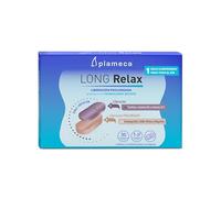 Plameca Long Relax - Fórmula Natural con Ashwagandha, Melisa, Pasiflora, Gaba, Magnesio, Vitamina B6 y B12 - Relax y Tranquilidad - 1 Solo Comprimido para Todo el Día - 30 Comprimidos