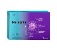 Plameca Metagras - Fórmula natural quemagrasas - Metabolismo de grasas - 60 cápsulas vegetales