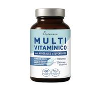 Plameca Multivitamínico avanzado con Minerales y Super Foods - Multivitaminas para Energía, Inmunidad y Vitalidad - 60 Comprimidos Bicapa