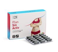 PLAMECA - Plan Sin Activ, Ayuda a Acelerar el Metabolismo, a Quemar Grasas y Eliminar Toxinas, con Vitamina C, Hierro, Cetonas de Frambuesa, Té Rojo, Cola de Caballo y L-Arginina - 45 Cápsulas Veget