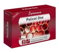 PLAMECA - Policol One, Reduce y Mantiene Niveles de Colesterol, Hígado en Buen Estado, Nueva Fórmula con Levadura de Arroz Rojo, Gugul, Alcachofera y Diente de León - 30 Cápsulas