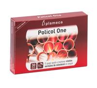PLAMECA - Policol One, Reduce y Mantiene Niveles de Colesterol, Hígado en Buen Estado, Nueva Fórmula con Levadura de Arroz Rojo, Gugul, Alcachofera y Diente de León - 30 Cápsulas