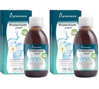 PLAMECA Protectium Propol Jarabe de propolis Tracto Respiratorio y Defensas, Equinácea, Tomillo, Drosera, Erísimo, Aceite Esencial de Eucalipto y Equinácea, 250 ml (Paquete de 2)