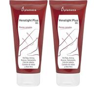 PLAMECA Venalight Plus Gel Piernas Cansadas, frescor inmediato, Sin Parabenos con Castaño de Indicas, Rusco, Vid Roja, Árnica y Aloe Vera, 100 ml (Paquete de 2)