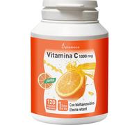 Plameca Vitamina C 1000 mg – Acción prolongada con Bioflavonoides – 120 cápsulas vegetales