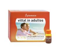 PLAMECA - Vittal In Adultos, con Jalea Real Fresca, Vitamina C y Espino Blanco, Aporte de Vitalidad y Energía, Reduce Cansancio y Fatiga, Ayuda al Sistema Inmunitario - 20 Viales Bebibles de 10 ml