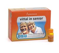 PLAMECA - Vittal In Senior, con Jalea Real Fresca, Equináecea, Vitamina C y Espino Blanco, Mantenimiento del Sistema Inmunitario, del Sistema Vascular y del Corazón - 20 Viales Bebibles de 10 ml