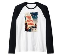 Plan 9 From Outer Space - Camiseta vintage de ciencia ficción Camiseta Manga Raglan