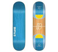 Plan B Ball Court Blue 8.375"x32.125" Deck Chasis, Adultos Unisex, Multicolor (Multicolor), Talla Única