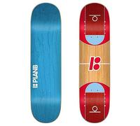 Plan B Ball Court Red 8.5"x32.125" Deck Chasis, Adultos Unisex, Multicolor (Multicolor), Talla Única