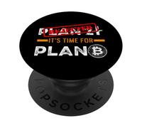Plan B Intercambio de Dinero cripto zloty BTC Cryptocurrency Bitcoin PopSockets PopGrip Adhesivo