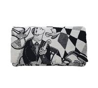 Plan B, Pitillera Tabaco de Liar, Yolo 07, 16 x 8,50 cm, 50 g, con Bolsa Interior de Goma EVA, Blanco y Negro, Unisex, de Tela (Cubista)