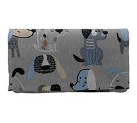 Plan B, Pitillera Tabaco de Liar, Yolo Perretes 2, 16 x 8,5 cm, 50 g, con Bolsa Interior Goma Eva, Azul con Dibujos