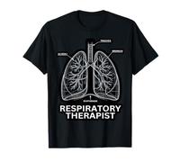 Plan de anatomía de los pulmones del Terapeuta respiratorio Camiseta