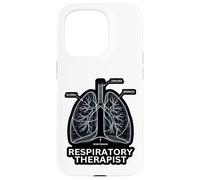 Plan de anatomía de los pulmones del Terapeuta respiratorio Carcasa para iPhone 15 Pro