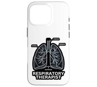 Plan de anatomía de los pulmones del Terapeuta respiratorio Carcasa para iPhone 16 Pro