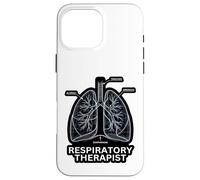 Plan de anatomía de los pulmones del Terapeuta respiratorio Carcasa para iPhone 16 Pro MAX