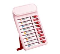 Plan de aprendizaje para niños pequeños, tablero de gestión del tiempo, tabla de rutina diaria, planificador de aprendizaje portátil