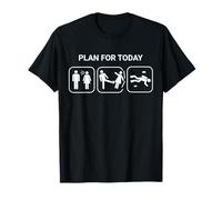 Plan de buceo para hoy Divertido Marido Ocean Diver Broma Camiseta