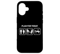 Plan de buceo para hoy Divertido Marido Ocean Diver Broma Carcasa para iPhone 16