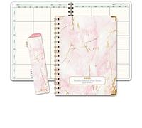 Plan de clases de 6 períodos para profesores; Días verticalmente hacia abajo por el lado (W202)