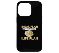 Plan de comidas mejor que yo plan de vida Trabajador dietético Carcasa para iPhone 13 Pro