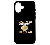 Plan de comidas mejor que yo plan de vida Trabajador dietético Carcasa para iPhone 16