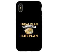 Plan de comidas mejor que yo plan de vida Trabajador dietético Carcasa para iPhone X/XS