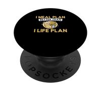 Plan de comidas mejor que yo plan de vida Trabajador dietético PopSockets PopGrip Adhesivo