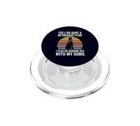 Plan de jubilación Saliendo con mi dueño de Perro Divertido Dobie PopSockets PopGrip para MagSafe